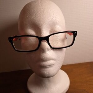 Ray-Ban‎ RB5206 2479 50-18-140 Eyeglass Frames, Black/Red Graphics *Frames Only*